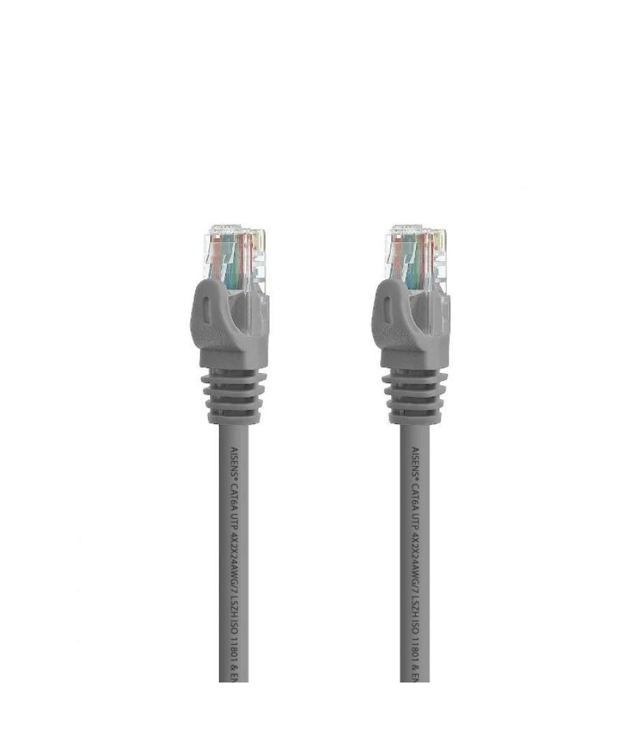 Aisens latiguillo rj45 lszh cat.6a utp gris 25cm