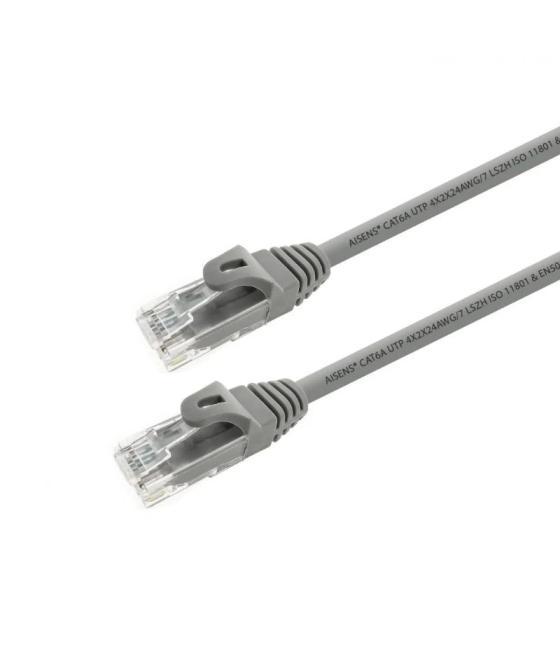 Aisens latiguillo rj45 cat.6a utp gris 5.0m