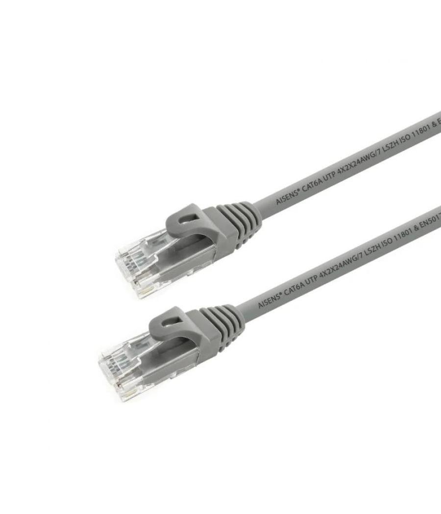 Aisens latiguillo rj45 cat.6a utp gris 10m