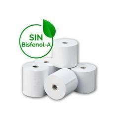 Rollo papel térmico genérico 57x50 10u bpa/ 57 x 50mm/ 10 unidades - Imagen 1