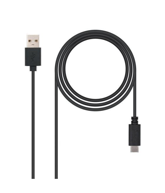 Nanocable cable usb 2.0 3a tipo usb-c/m-a/m 0.5 m