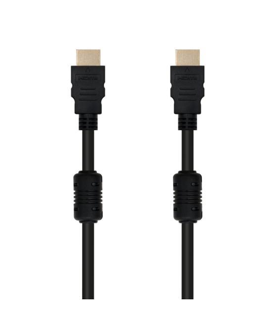 Nanocable cable hdmi con ferrita, m-m, negro, 10m