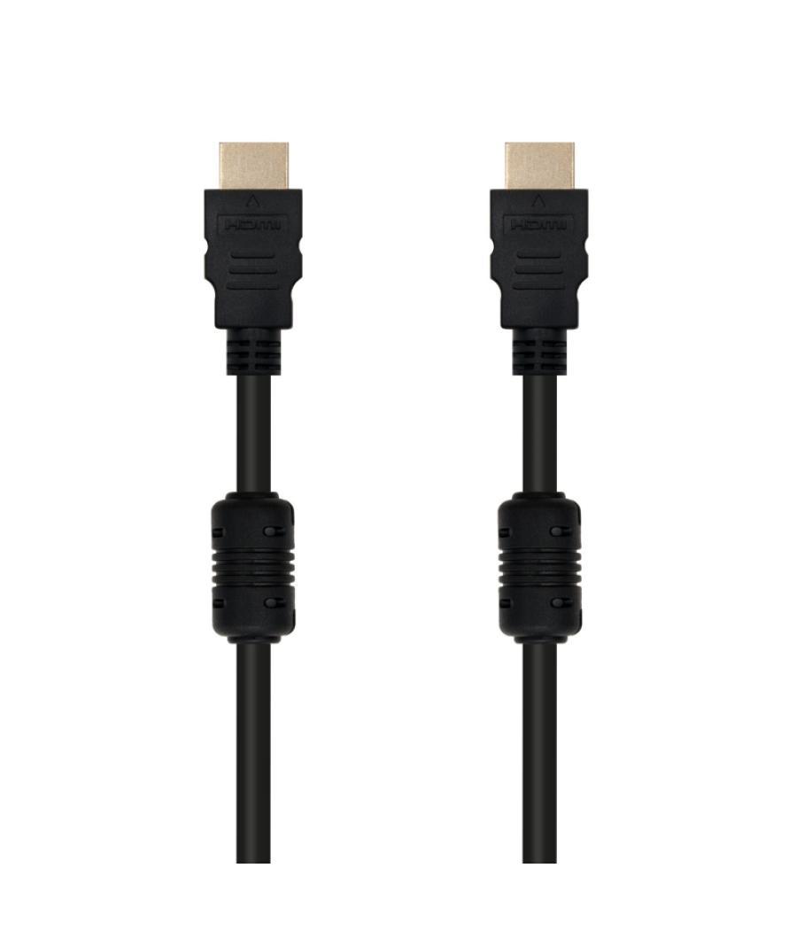 Nanocable cable hdmi con ferrita, m-m, negro, 10m