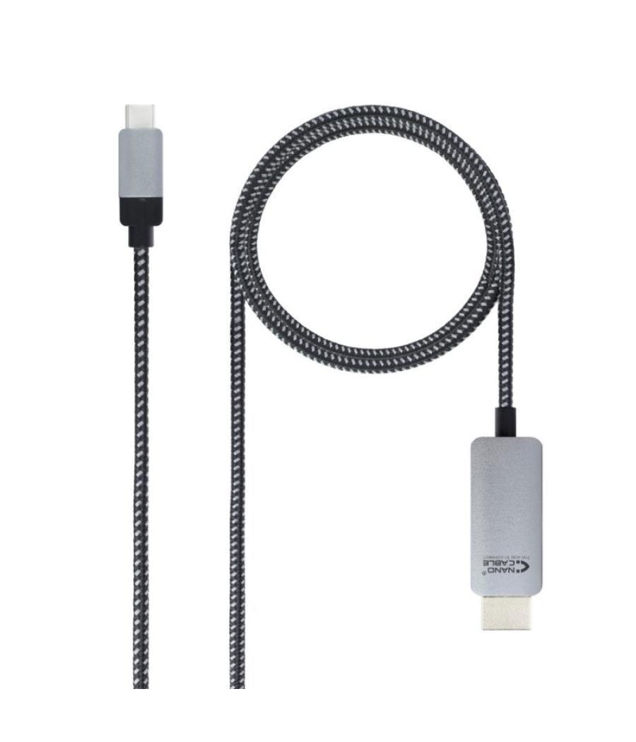 Nanocable cable conversor usb-c/m a hdmi/m 1.8 m