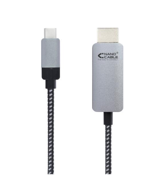 Nanocable cable conversor usb-c/m a hdmi/m 1.8 m