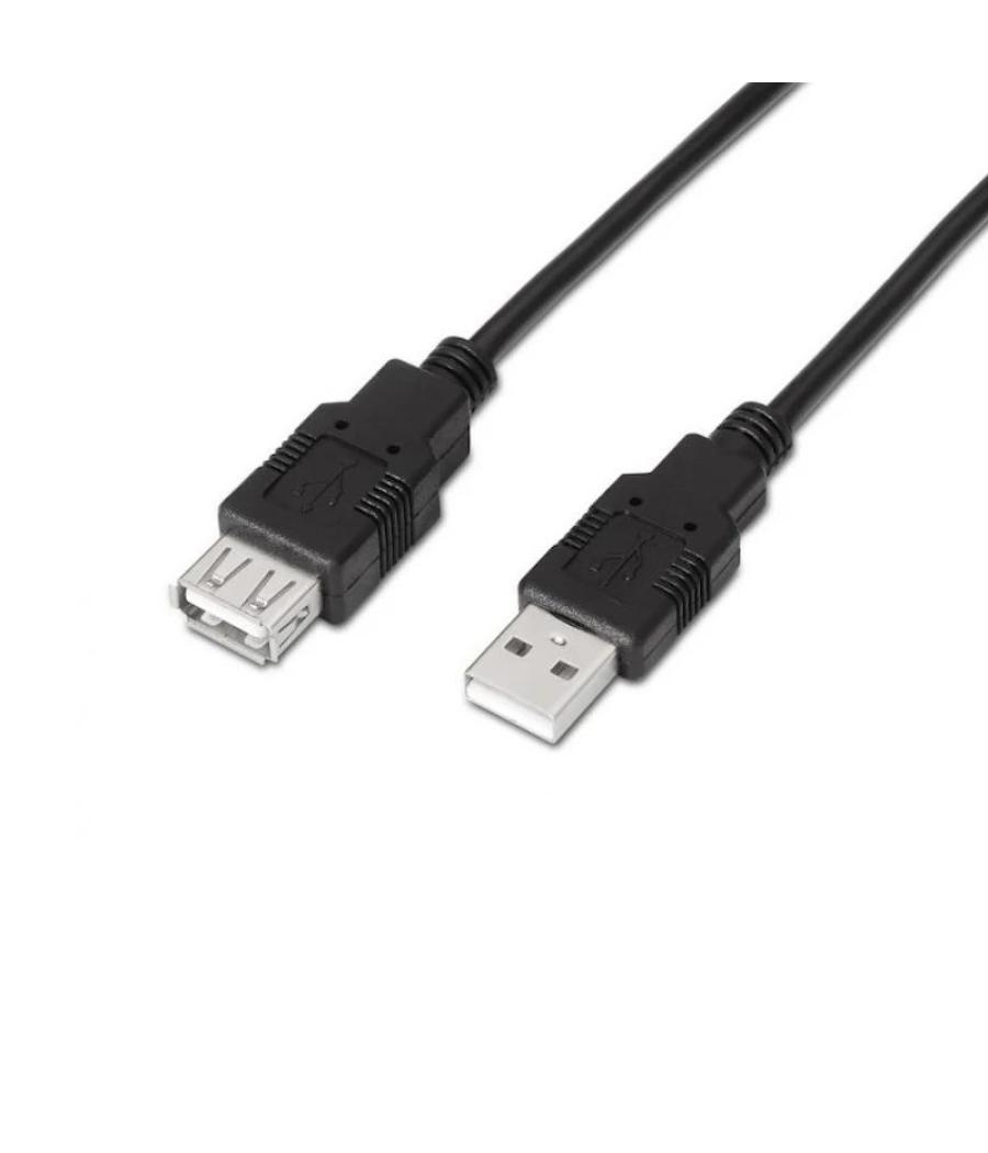 Aisens cable usb 2.0 tipo a/m-a/h negro 1.8m