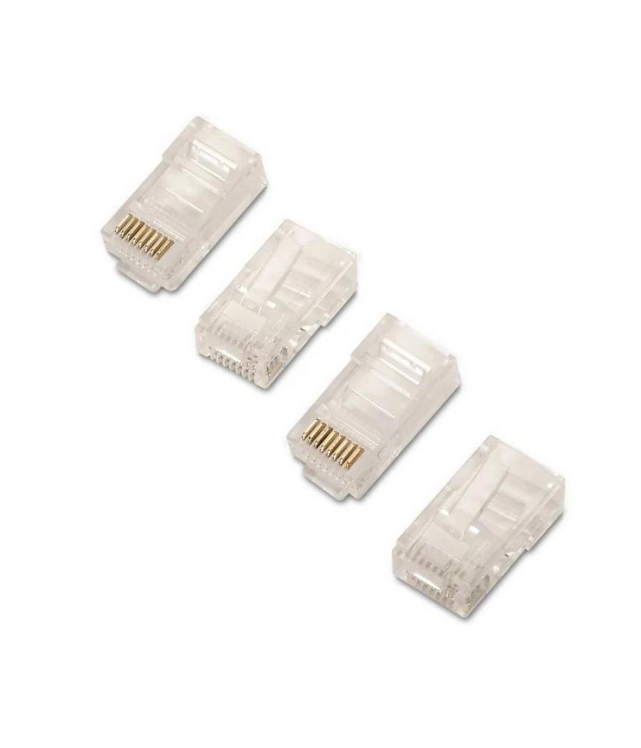 Aisens conector rj45 8 hilos cat.6 awg24 (10 uds)