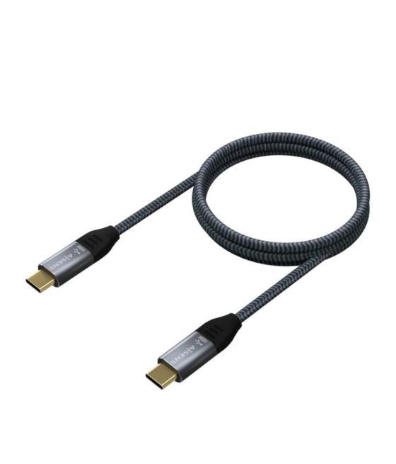 Aisens cable usb 3.2 gen2x2 8k c/m-c/m gris 0.6m