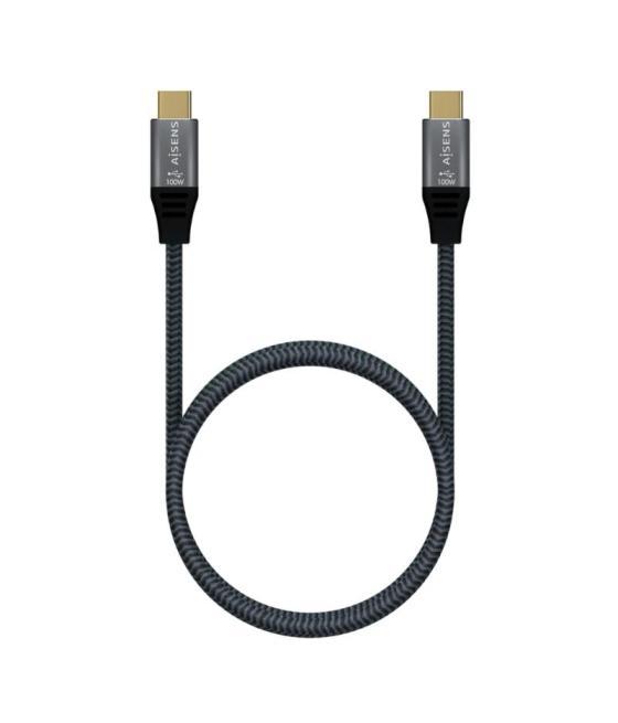 Aisens cable usb 3.2 gen2x2 8k c/m-c/m gris 0.6m