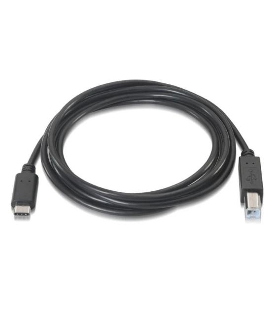 Aisens cable usb 2.0 3a c/m-b/m negro 1.0m