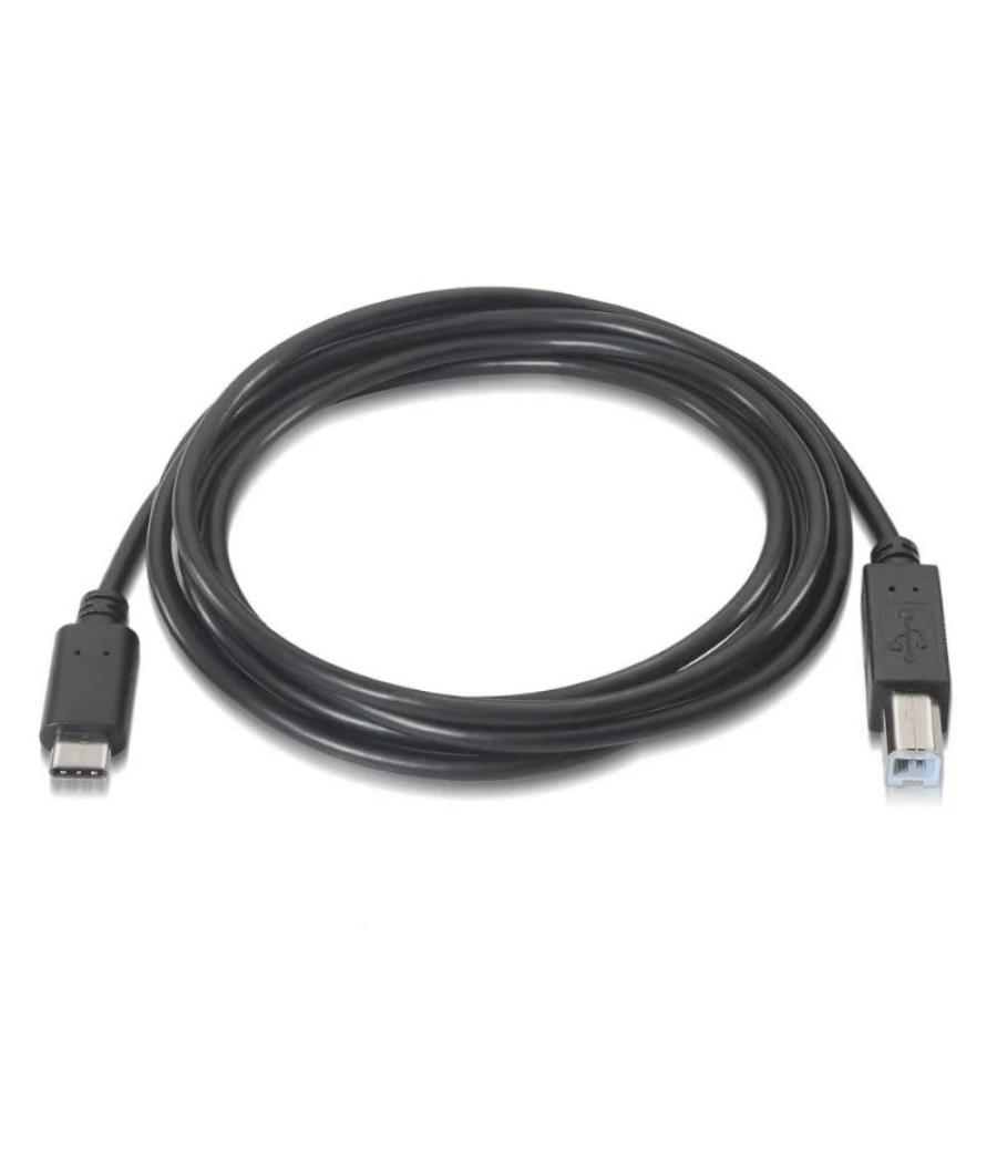 Aisens cable usb 2.0 3a c/m-b/m negro 2.0m