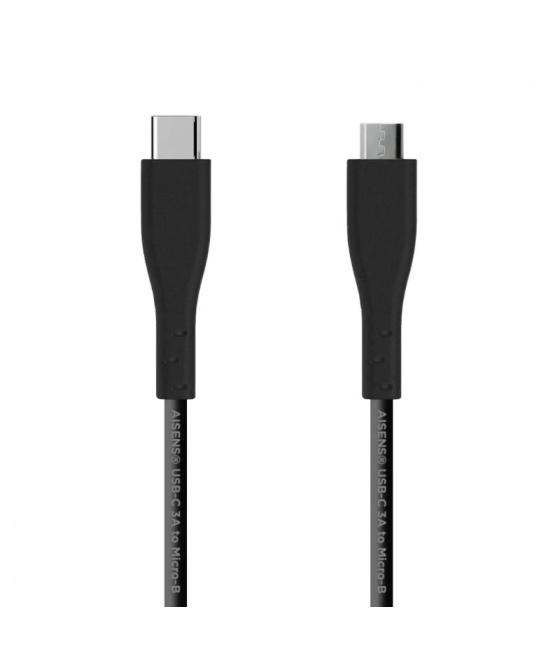 Aisens cable usb 2.0 3a c/m-micro b/m negro, 1.0m