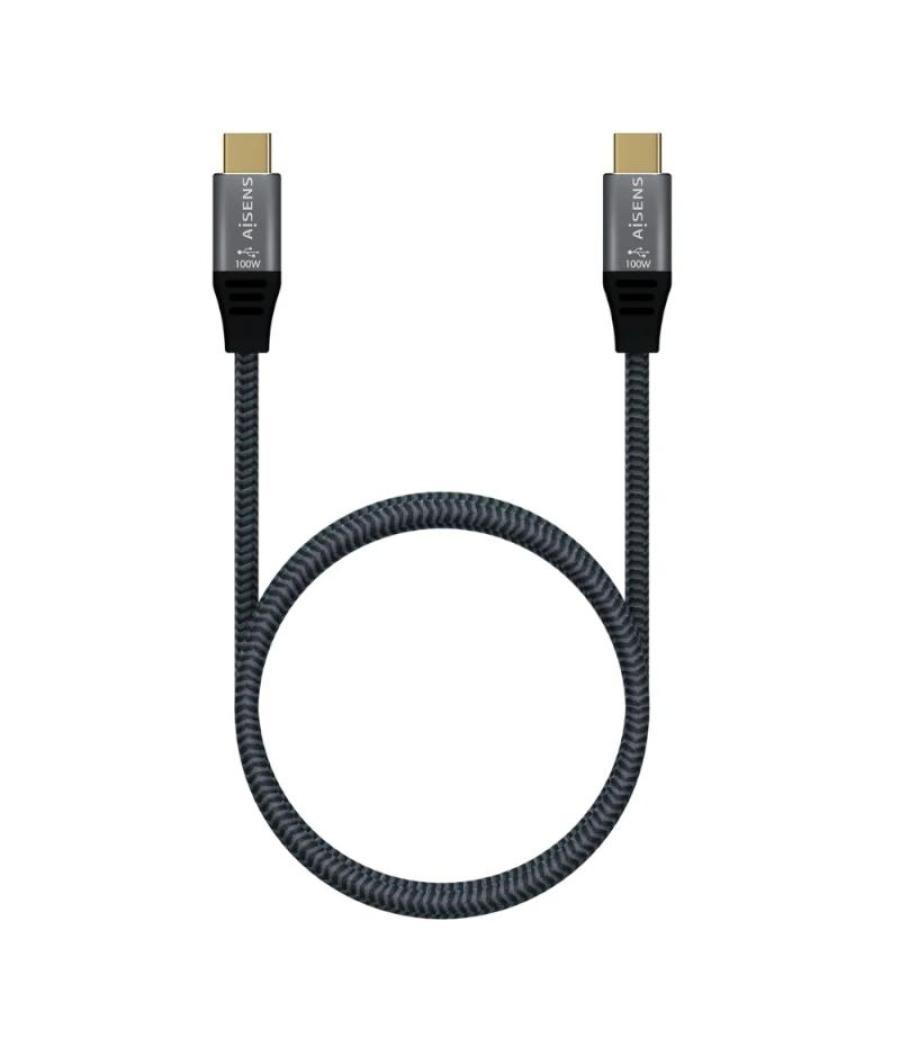 Aisens cable usb 2.0 alu 5a e-mark cm-cm gris 1.0m