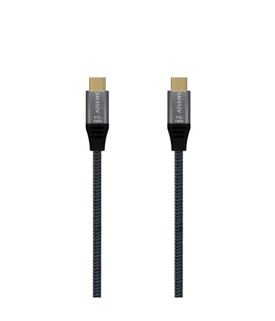 Aisens cable usb 2.0 alu 5a e-mark cm-cm gris 2.0m