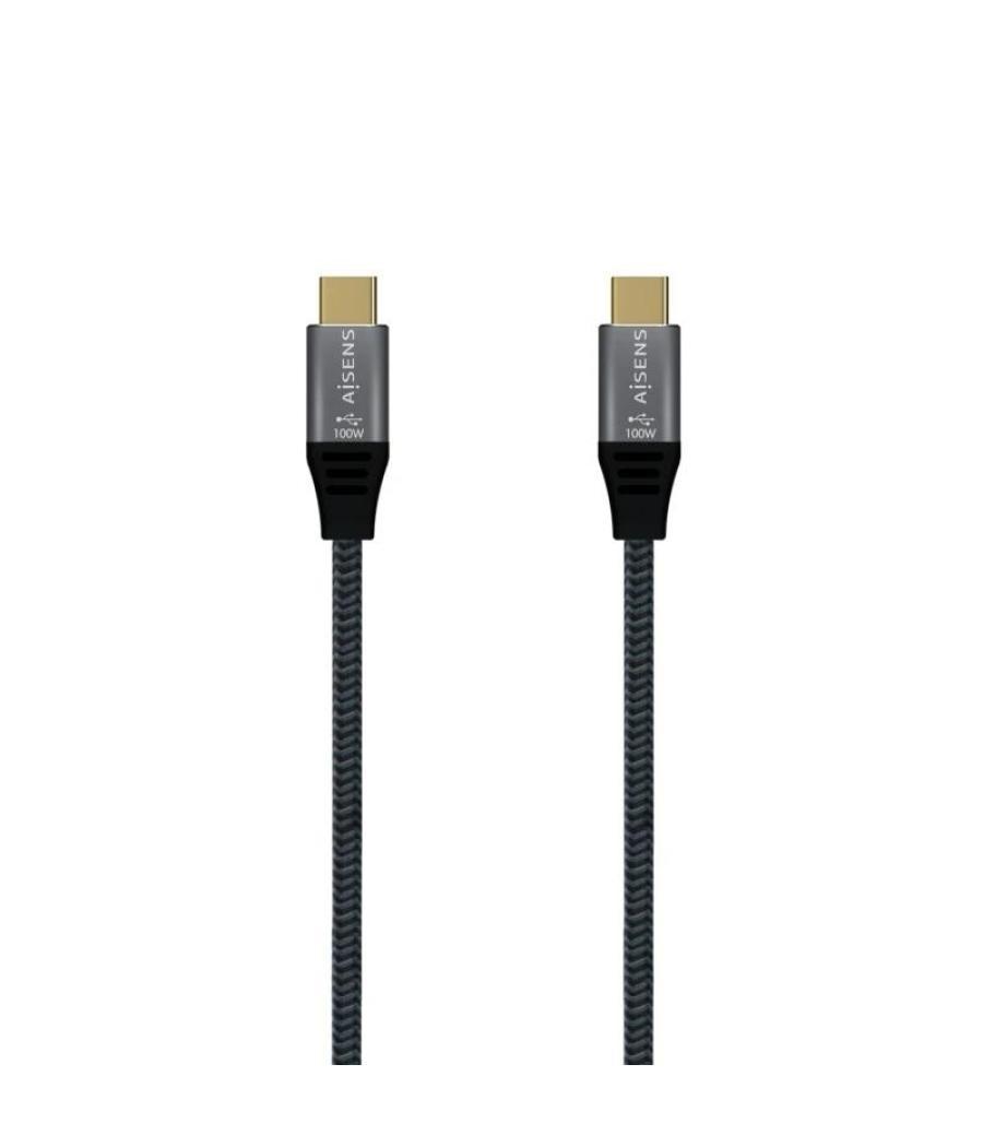 Aisens cable usb 2.0 alu 5a e-mark cm-cm gris 2.0m