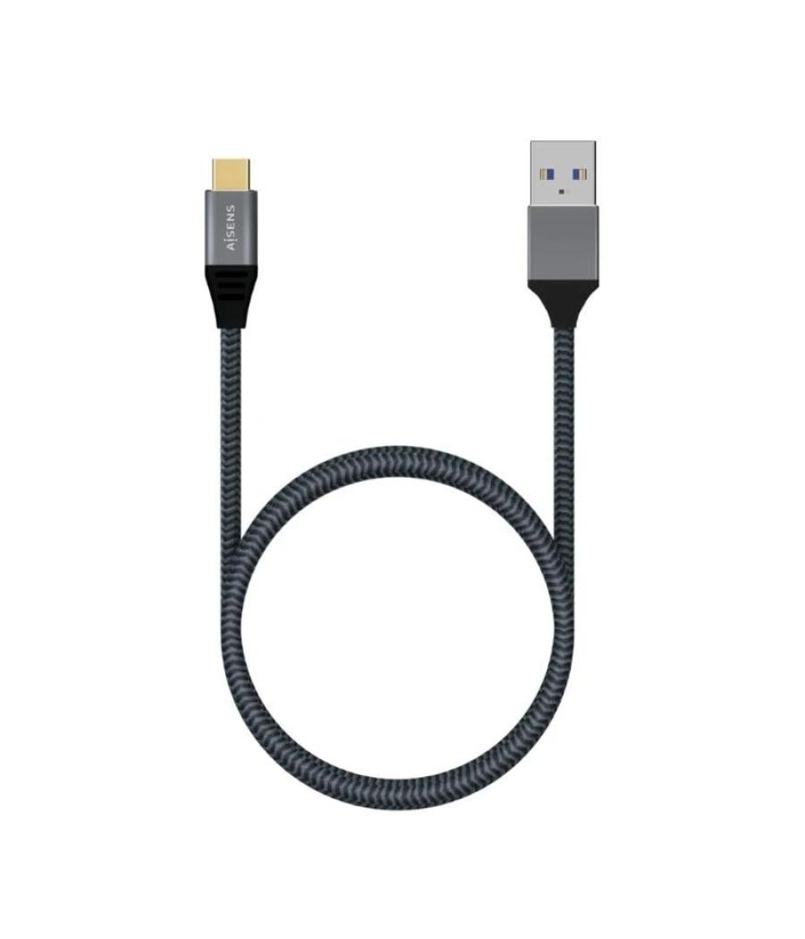 Aisens cable usb 3.1 gen2 alu 3a cm-am gris 1.0m