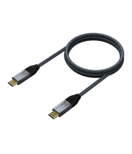 Aisens cable usb3.2 gen2x2 5a e-mark cm-cm gris 2m