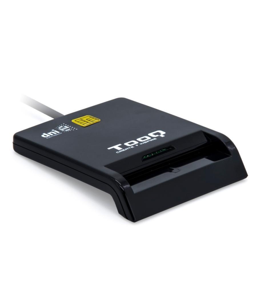 Tooq lector de tarjetas dnie sim usb-c negro