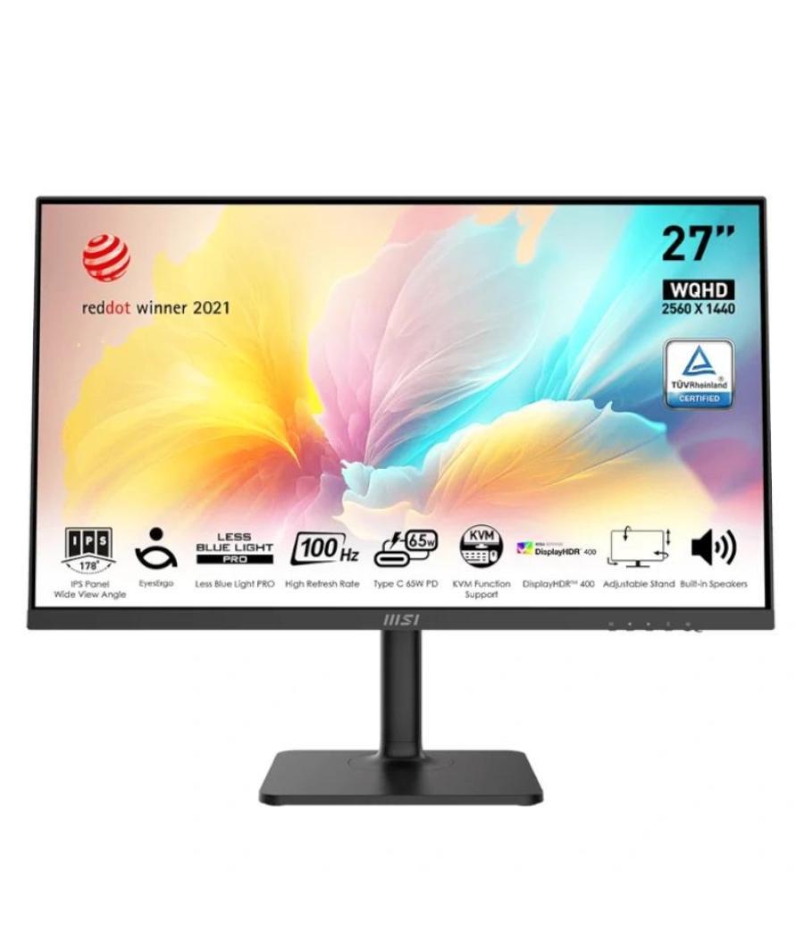 Msi md272qxp monitor 27" ips wqhd hdmi dp aa mm