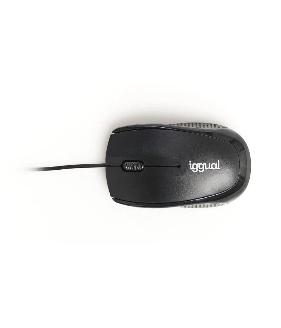 Iggual ratón óptico com-basic-800dpi negro