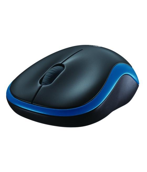 Logitech ratón inalámbrico m185 azul