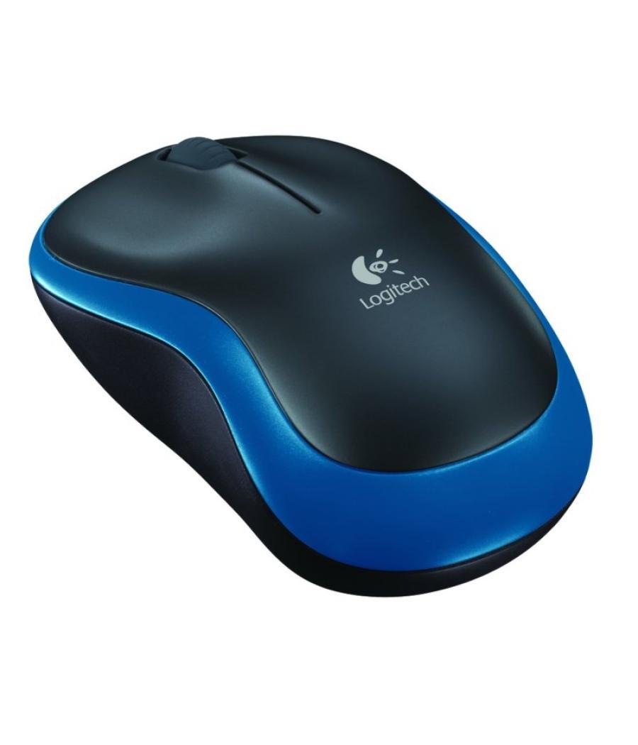 Logitech ratón inalámbrico m185 azul