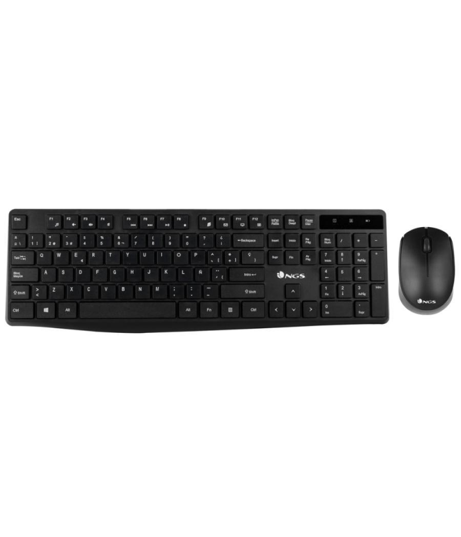 Ngs kit teclado + ratón inalambricos 2,4ghz / tecl