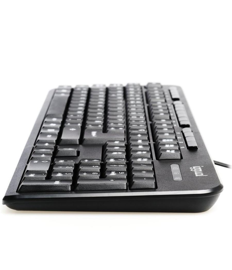 Iggual teclado multimedia ck-basic-120t negro