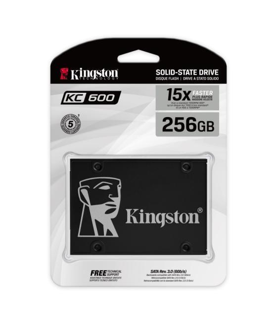 Kingston skc600/256g ssd nand tlc 3d 2.5"