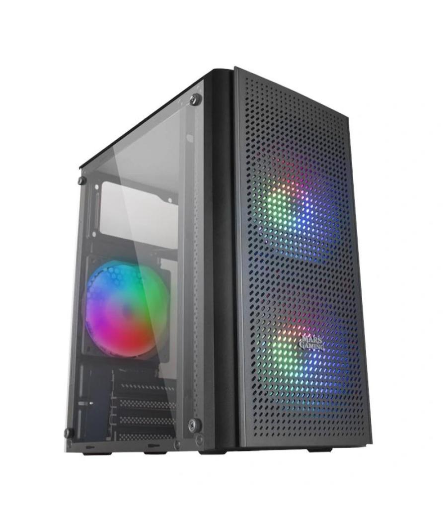 Mars gaming caja micro-atx mc300 black