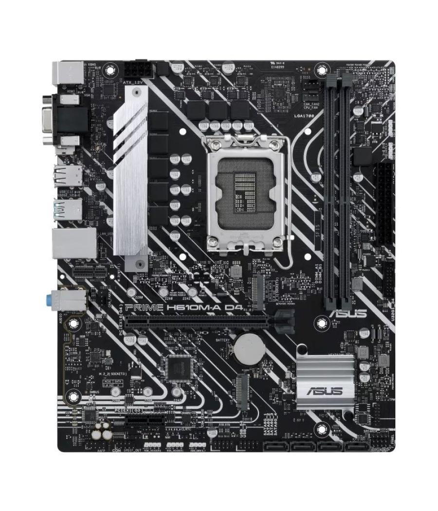 Asus placa base prime h610m-a csm d4 matx 1700