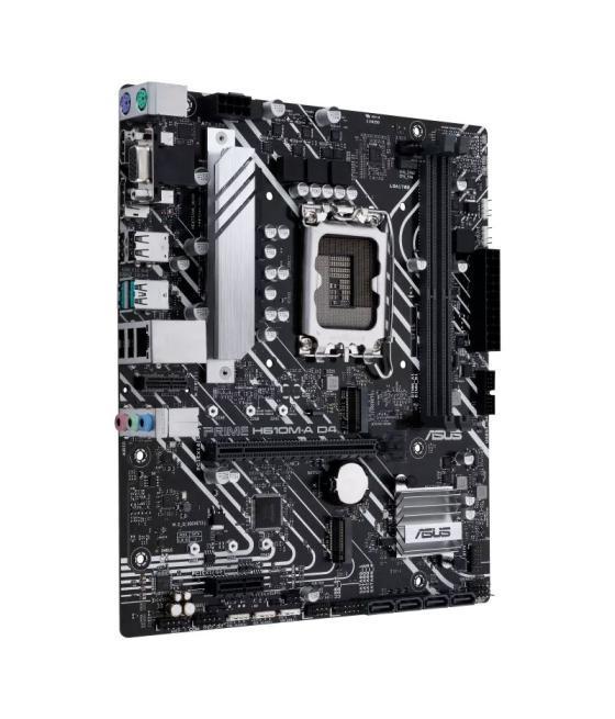 Asus placa base prime h610m-a csm d4 matx 1700