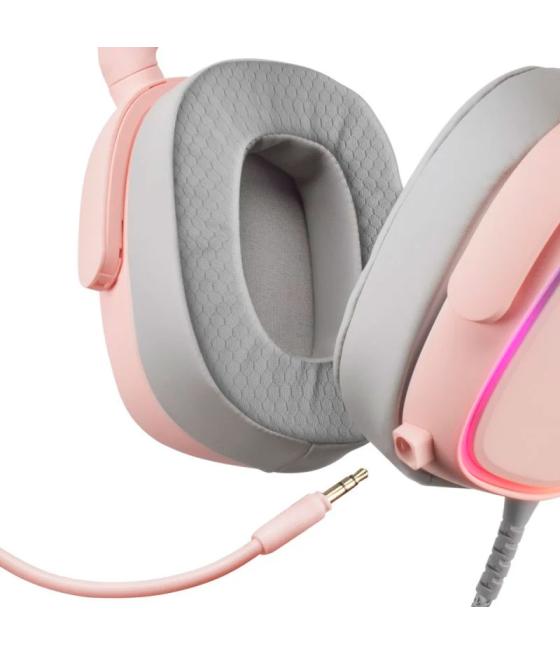 Mars gaming mhaxp pink rgb headphones