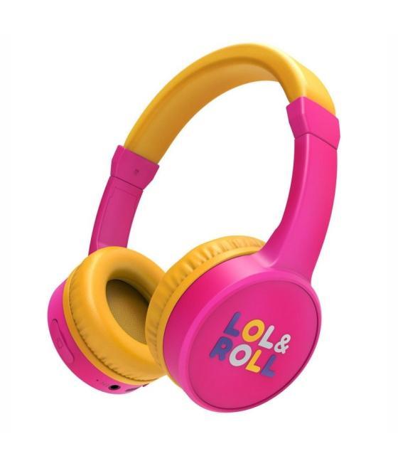 Energy lol&roll auriculares pop kids bt pink