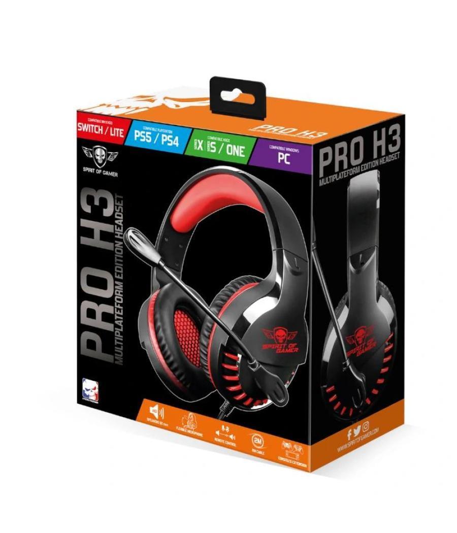 Spirit of gamer auricular pro h3 multiplateforme