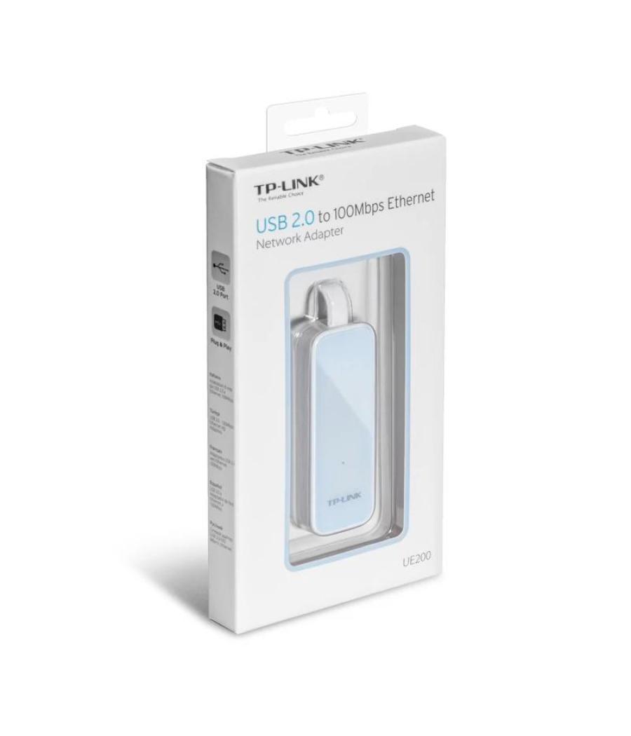 Tp-link ue200 adaptador usb 2.0 a 100mbps eth