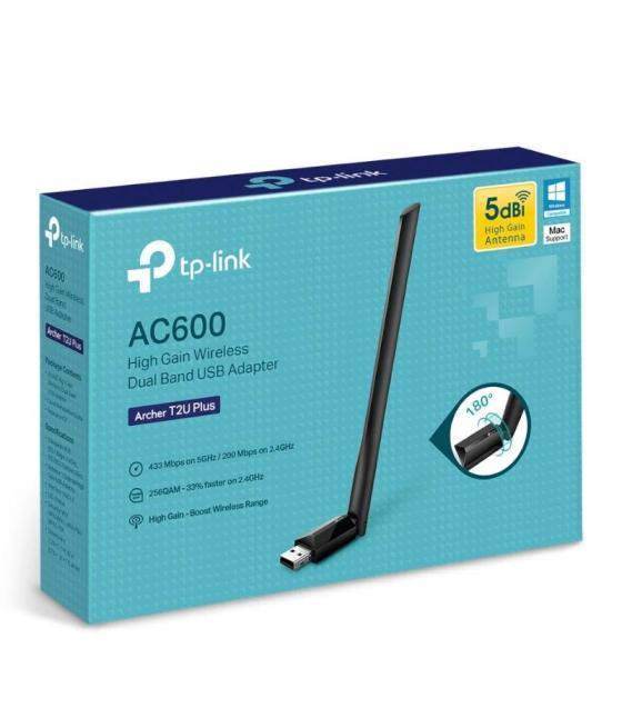 Tp-link archer t2u plus adaptador wifi ac600 usb