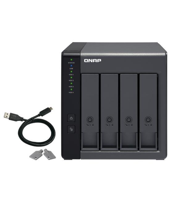Qnap tr-004 raid expansion 4xhdd-bay 1xusb-c 3.2