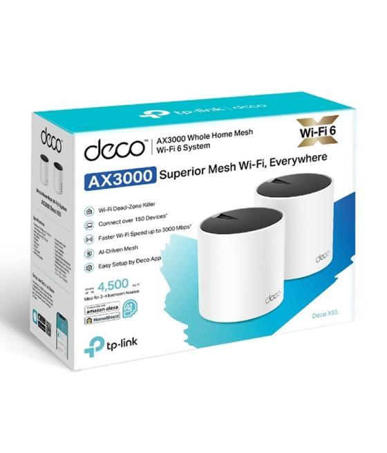 Tp-link deco x55(2-pack) wifi6 ax3000 dual mesh