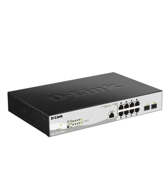 D-link dgs-1210-10p/me/e 10xgb poe+ switch 2xc
