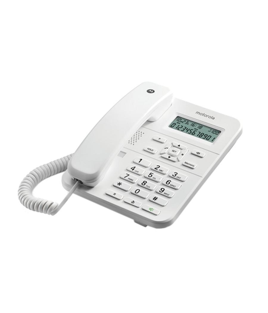 Motorola ct202 telefono ml id lcd blanco