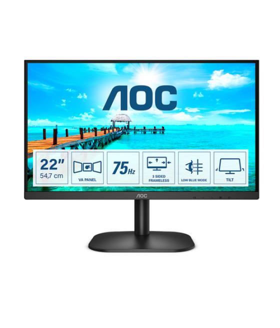 AOC B2 22B2H/EU LED display 54,6 cm (21.5") 1920 x 1080 Pixeles Full HD Negro