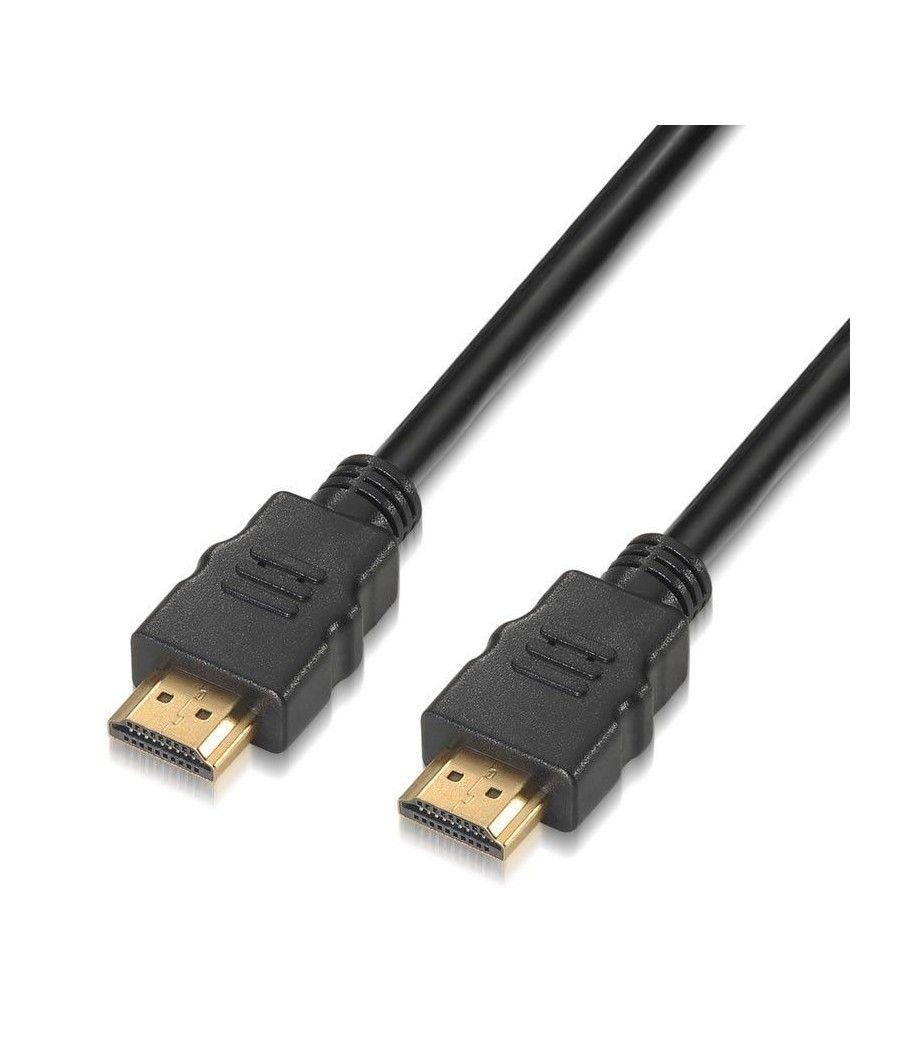 Cable hdmi 2.0 4k aisens a120-0121/ hdmi macho - hdmi macho/ 2m/ certificado/ negro - Imagen 1