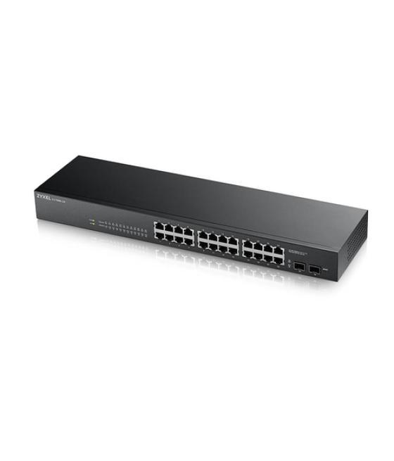 Zyxel GS-1900-24 v2 Gestionado L2 Gigabit Ethernet (10/100/1000) 1U Negro