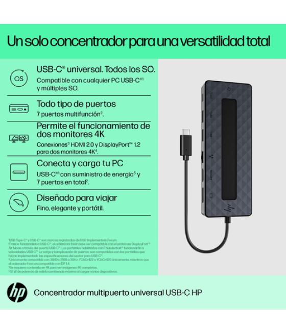 HP Concentrador multipuerto universal USB-C
