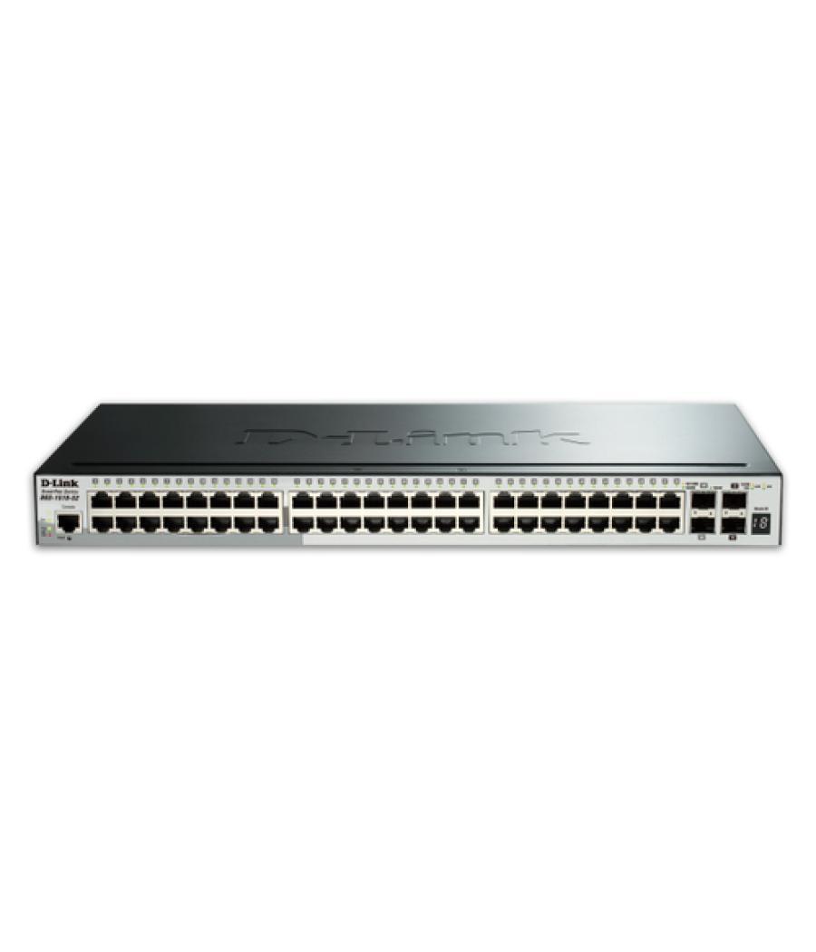 D-Link DGS-1510-52X switch Gestionado L3 Gigabit Ethernet (10/100/1000) 1U Negro