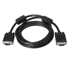 Cable svga nanocable 10.15.0101/ vga macho - vga macho/ 1m/ negro - Imagen 1