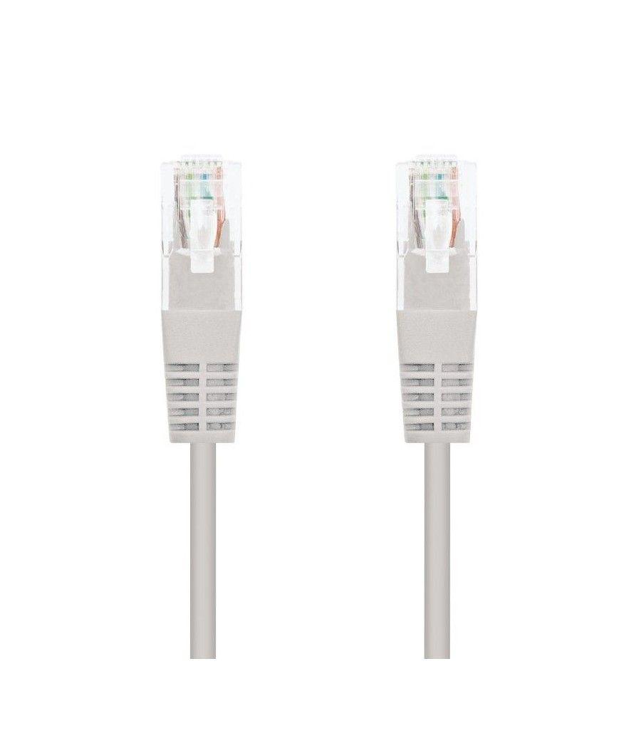 Cable de red rj45 utp nanocable 10.20.0101-l150 cat.5e/ 1.5m/ gris - Imagen 1