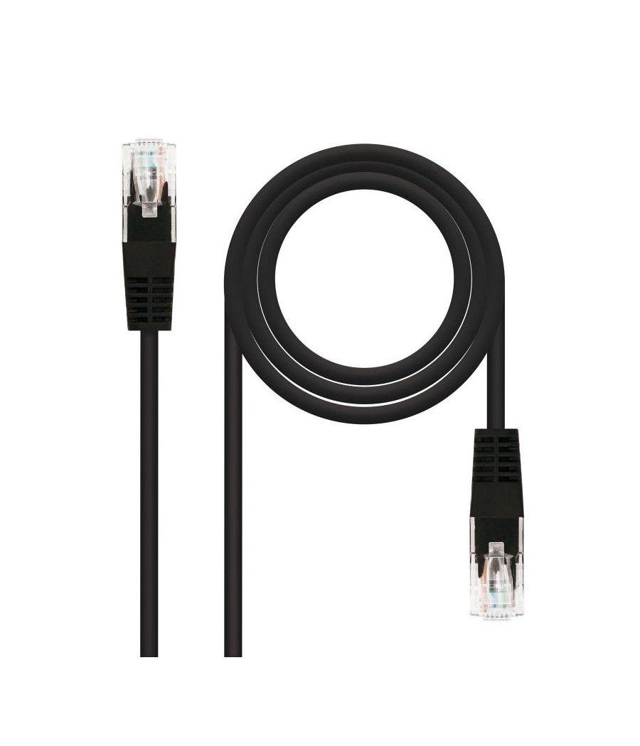 Cable de red rj45 utp nanocable 10.20.0102-bk cat.5e/ 2m/ negro - Imagen 2