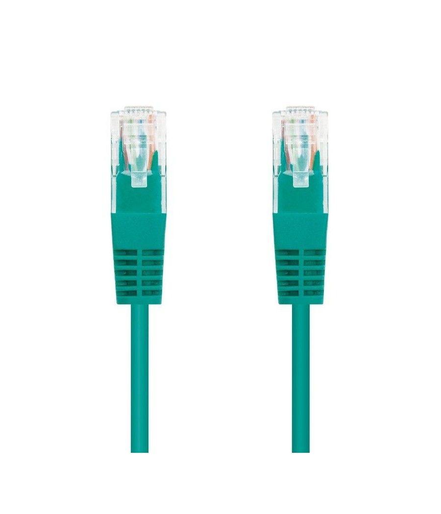 Cable de red rj45 utp nanocable 10.20.0400-gr/ cat.6/ 50cm/ verde - Imagen 1